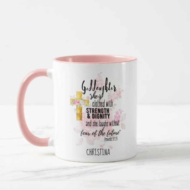 Teenage Godtochter Geschenk Personalisiertes Spric Tasse (Links)