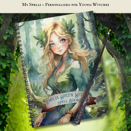 Teenage GREEN Hexen Zauber Buch Grimoire