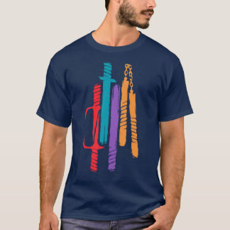 Teenage Mutant Ninja WeaponsMNTInspired Minimalist T-Shirt