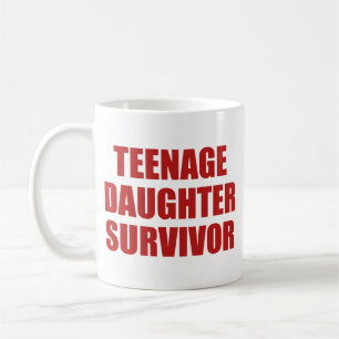 Teenage-Tochter Survivor Kaffee-Tasse Kaffeetasse