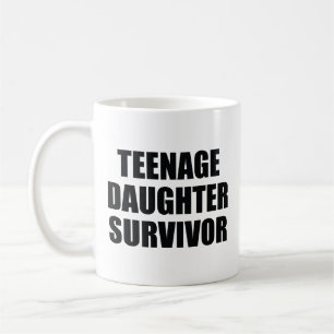 Teenage-Tochter Survivor Kaffee-Tasse Kaffeetasse