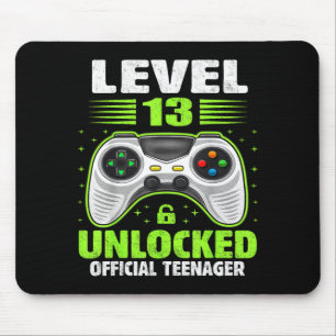 Teenager 13. Geburtstag Stufe 13 freigeschaltet Mousepad