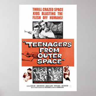 Teenager aus dem Weltraum Poster