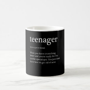 Teenager-Definitionsfehler Kaffeetasse