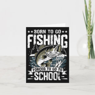 Teenager, die Shirt fischen, gezwungen, mit der Ba Karte