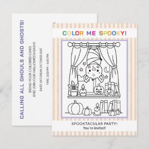 Teenager & Erwachsene Fledermaus Halloween Malen E Postkarte