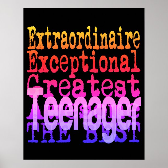 Teenager Extraordinator Poster (Vorne)
