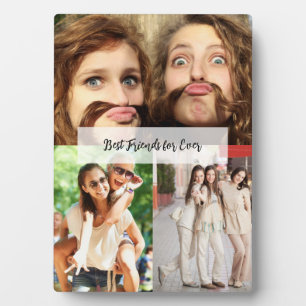 Teenager/Gen Z styling Niedliche BESTE FREUNDIN Äs Fotoplatte