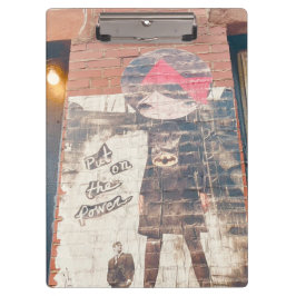 Teenager-Geschenk: New York Street Graffiti Girl Klemmbrett