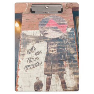 Teenager-Geschenk: New York Street Graffiti Girl Klemmbrett