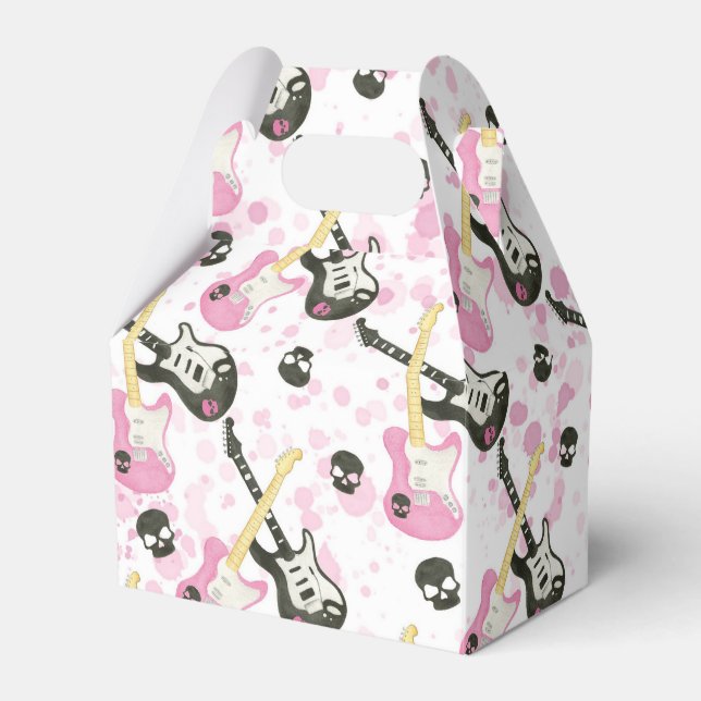 Teenager-Girls Rock Roll Gastgeschenk Box Geschenkschachtel (Vorderseite)