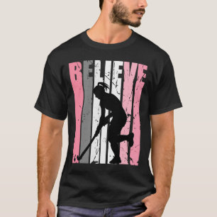 Teenager glauben Hockey Team Hockey Hockey Retro T-Shirt