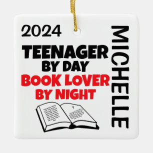 Teenager-Lieben lesen CUSTOM Keramikornament