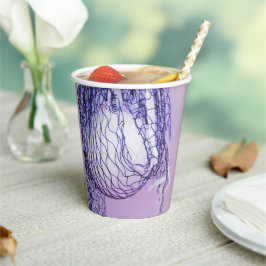 Teenager Lila Geburtstagsparty Net & Volleyball Sp Pappbecher