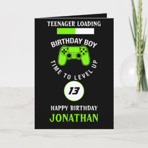 Teenager Loading Funny Gamer Karte