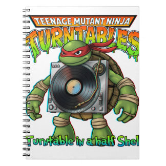 Teenager-Mutant-Ninja-Plattenspieler Notizblock