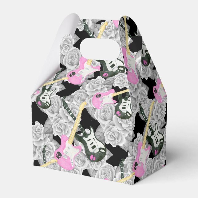 Teenager Rock Roll Rose Gastgeschenk Box Geschenkschachtel (Vorderseite)