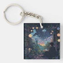 teenager sitting in his room lofi