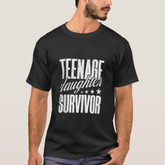 Teenager-Tochter überlebt Vater eines Tochter-Vate T-Shirt
