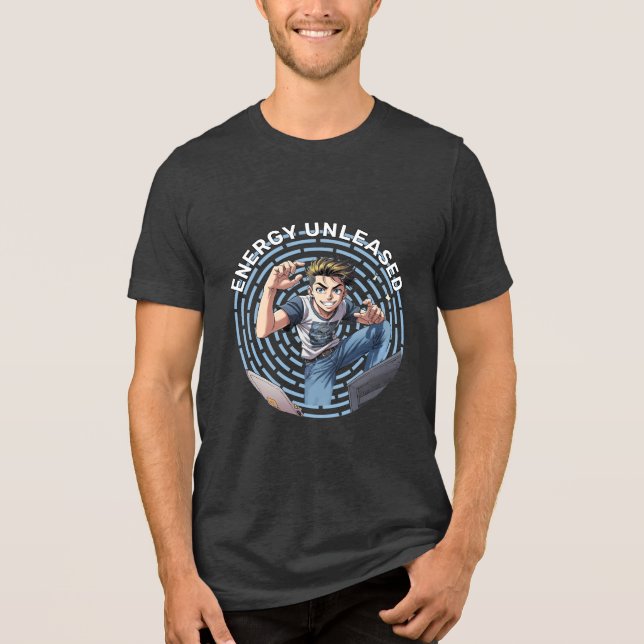 Teenager Tri-Blend Shirt (Vorderseite)