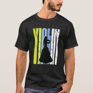 Teenager Vintage-Geigen-Squad Geburtstagsmusik Tee