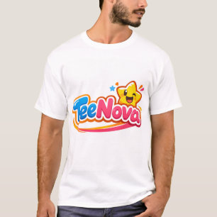 TeeNova Cute Stern Logo Grafik T-Shirt für Männer