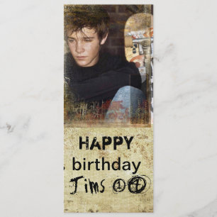 Teeny-Foto laden Einladung