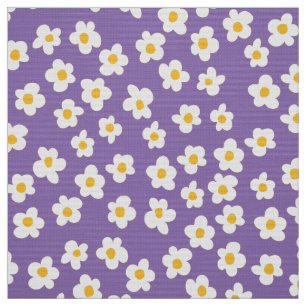 Teeny Retro Blume Muster Stoff 60er 70er