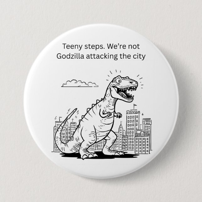 Teeny Steps Button (Vorderseite)