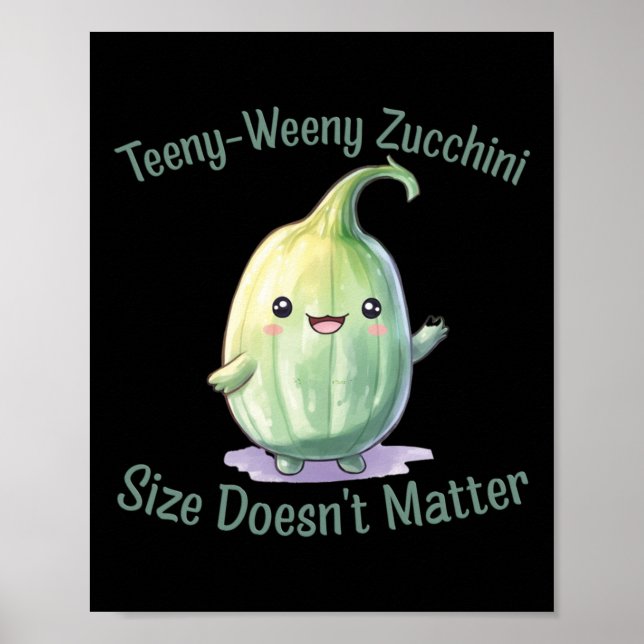 Teeny-weeny Zucchini Poster (Vorne)