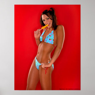 Teeny Würstchen Little Polka Dot Bikini Poster