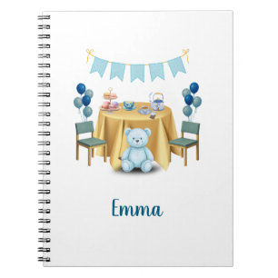 Teeparty-Geburtstags-Notizbuch-Geschenk Notizblock