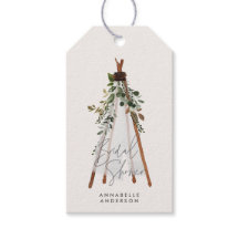 Teepee moderne bohemianische Garten aus Blättern s