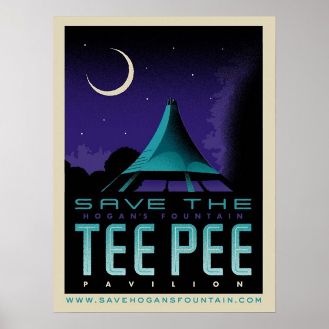 TeePee-Poster gerettet Poster (Vorne)