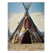 Teepee Spiral Notebook