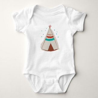 Teepee-Ureinwohner-Baby-Pyjama URSPRÜNGLICHER Baby Strampler