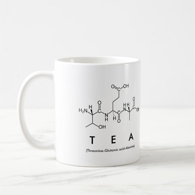 Teepeptid-Namen-Tasse Tasse (Links)