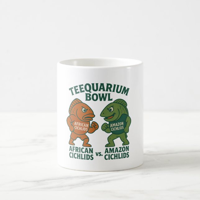 Teequarium Bowl Tasse - African vs Amazon Cichlids (Mittel)