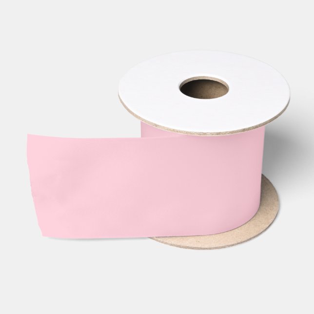 Teerosa Pink Einfarbig Satinband (Spule)