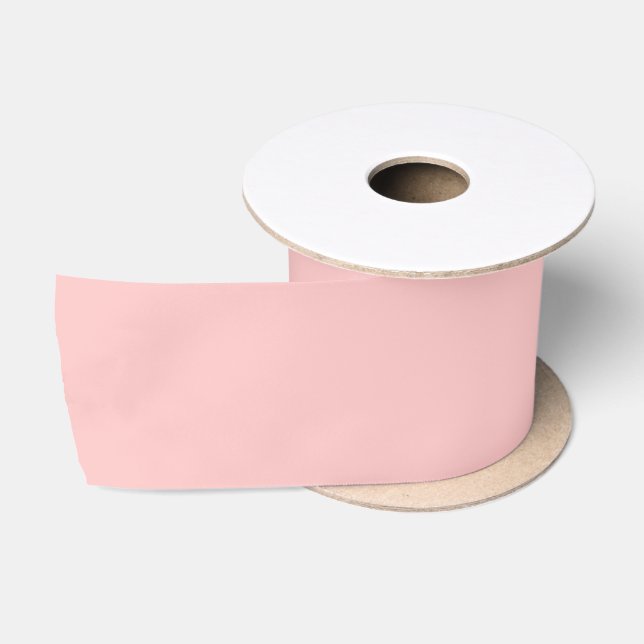 Teerosa-Rosa einfarbig Satinband (Spule)
