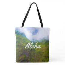 Teerwall, Monte Waialeale, Hawaiian Beach Bag