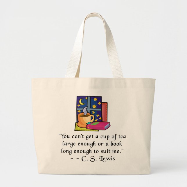 Tees u. Buch-natürliche riesige Tasche (Vorne)