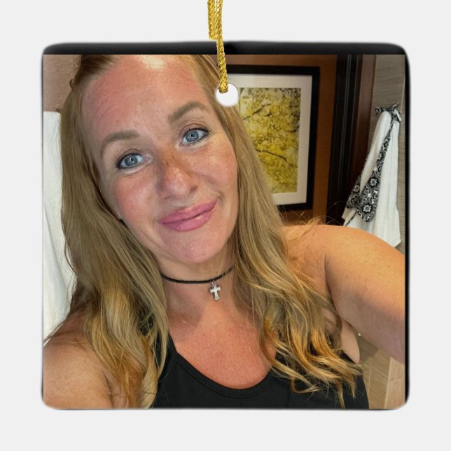 Teesa Dawn cothren Keramikornament (Vorderseite)