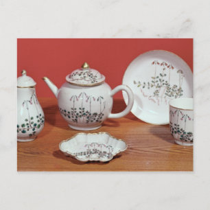 Teeservice für Carl Linnaeus Postkarte