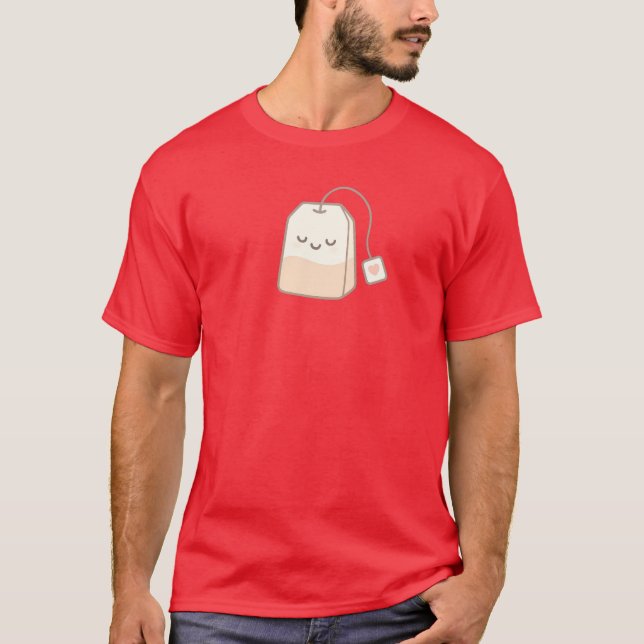 Teetasche in ruhiger Lage T-Shirt (Vorderseite)