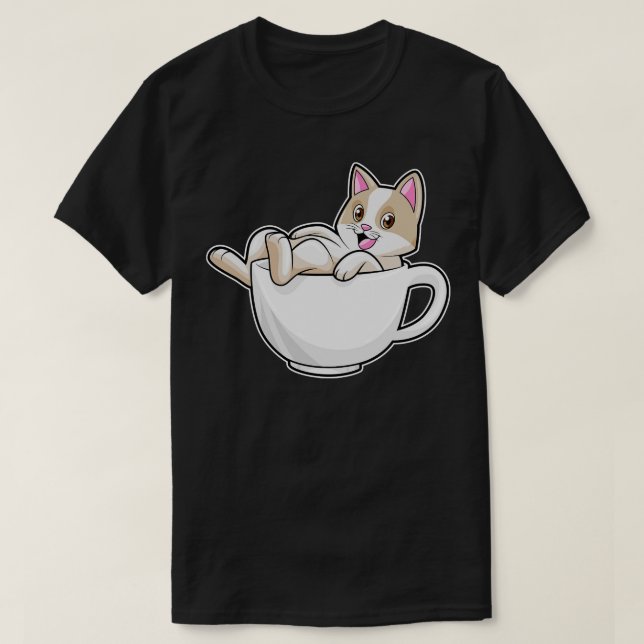 Teetasse T-Shirt (Design vorne)