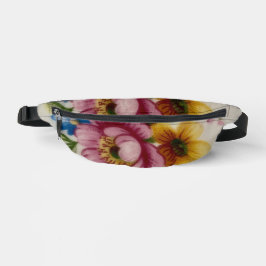 Teetassen-Blumenstrauß Bauchtasche