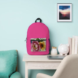 Teetassen-Blumenstrauß Bedruckter Rucksack