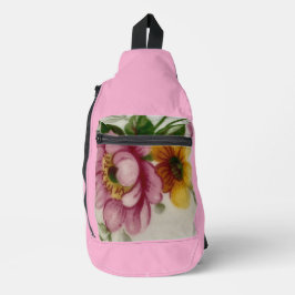Teetassen-Blumenstrauß Crossbody Bag