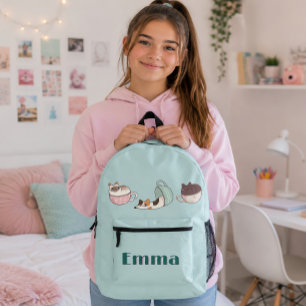 Teetassen-Kätzchen Bedruckter Rucksack